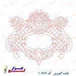 نقشه گچبری کد 10789