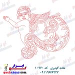نقشه گچبری نقش برجسته کد 10970 طرح خام گچکاری گچ ابزار