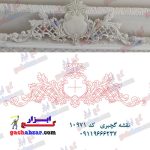 نقشه گجبری سر قاب کد طرح خام گچکاری گچ ابزار کد 10971