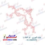 گچ ابزار نقشه گچبری طرح خام گچبری کد 10986