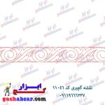 نقشه گچبری گچ ابزار طرح خام کد 11046