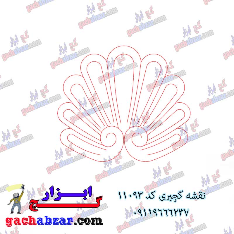 نقشه گچبری کد 11093 گچ ابزار