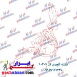 نقشه گچبری کد 10307 گچ ابزار گچبری و گچکاری