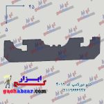 کشو دورلامپ گچ کاری کد 4012 گچ ابزار